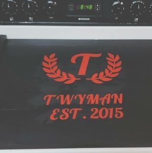 Custom Wood Stovetop Cover